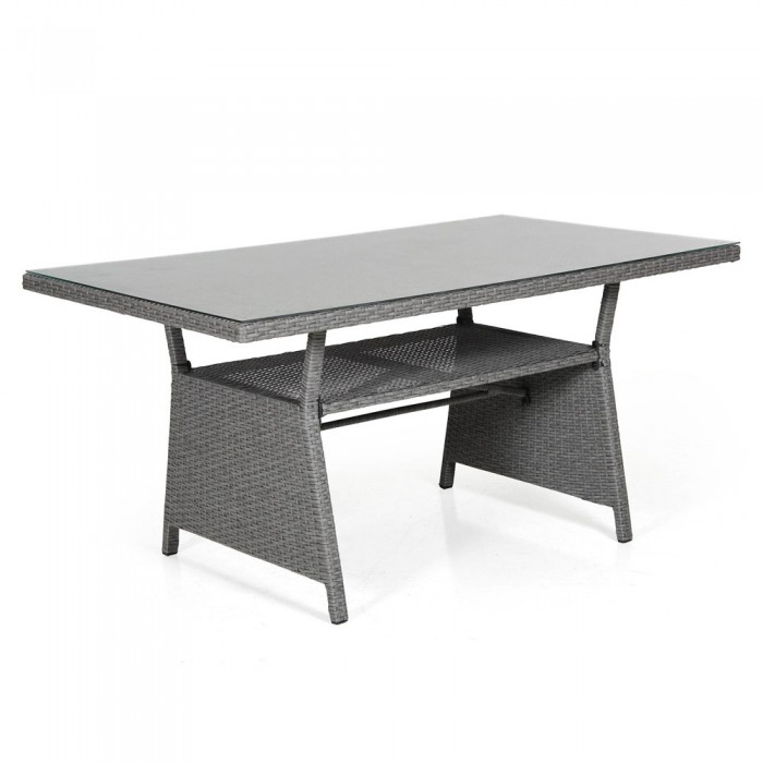 Стол обеденный серый 143 см Soho 2316S-76